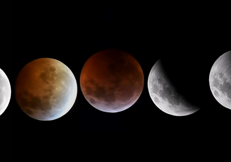 Eclipse Lunar 2019 - Fotos: AFP