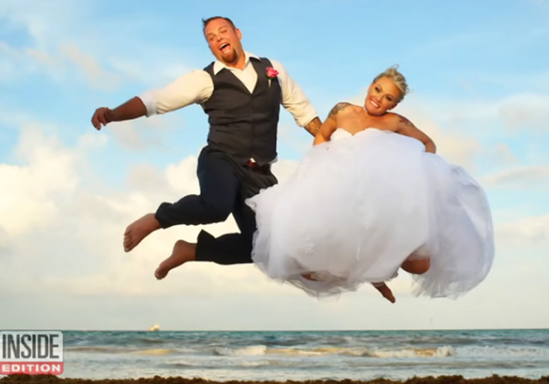 Os noivos - Foto: reprodução / Del Sol Photography / InsideEdition||