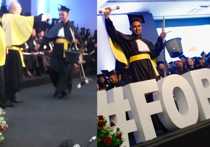 Ronaldo na formatura - Fotos: reprodução / Metrópoles||