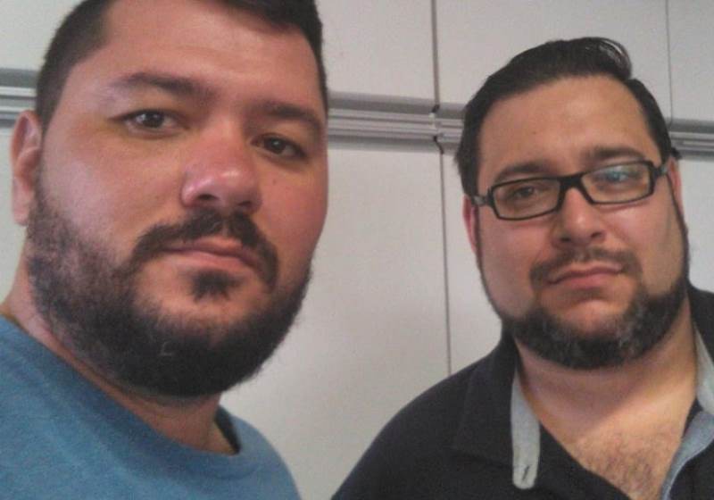 Antonio (à esquerda) e Maicon Antonio (à esquerda) e Maicon Foto: Arquivo Pessoal|Tonho e Jefferson