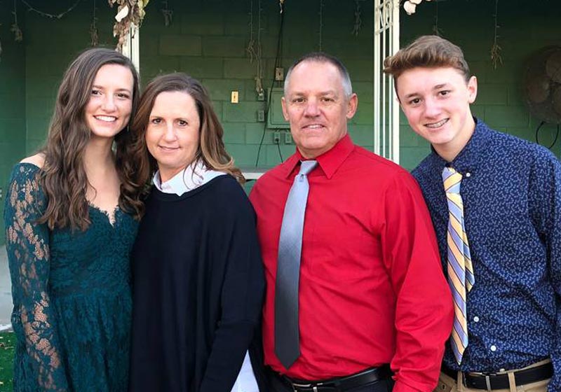 A família de Mark Johnson - Foto: arquivo pessoal|