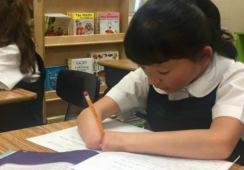 Foto: Cathryn Hinesley|Uma amostra da caligrafia de Sara Hinesley. Foto: Cathryn Hinesley