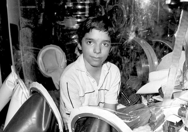 David Vetter, o menino da bolha na década de 70 Foto: Reprodução
