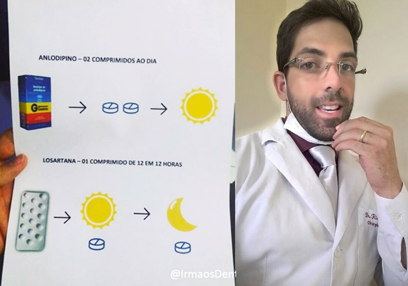 A receita e o dentista - Foto: reprodução / Instagram