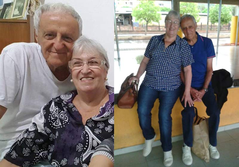 Dina e Henrique - Fotos: reprodução