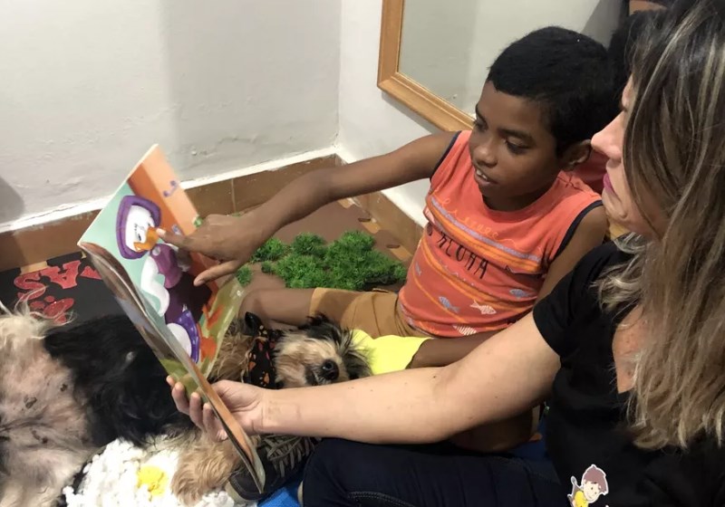 Foto: Paula Resende/ G1|Equipe do Bichoterapeutas Foto: Paula Resende/G1