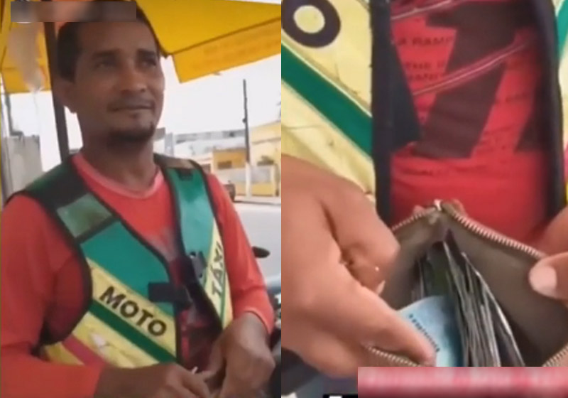 Mototaxista Fernando - Foto: reprodução / Instagram / @silvialmr