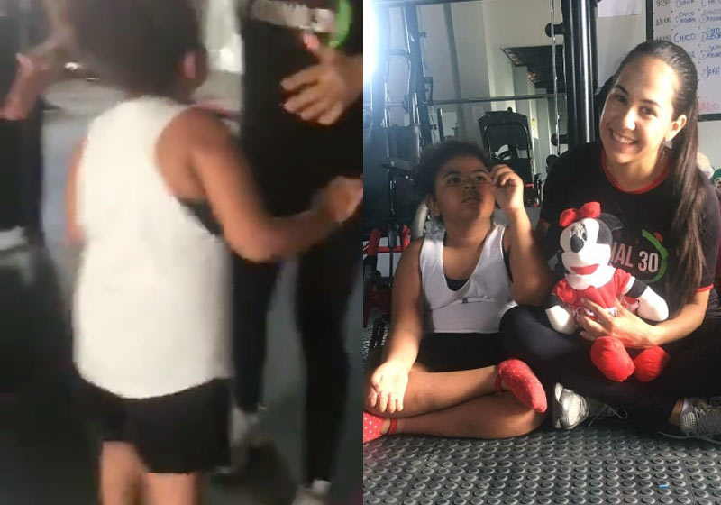 Emilly e a personal - Fotos: Débora França/reprodução autorizada ao SnB|