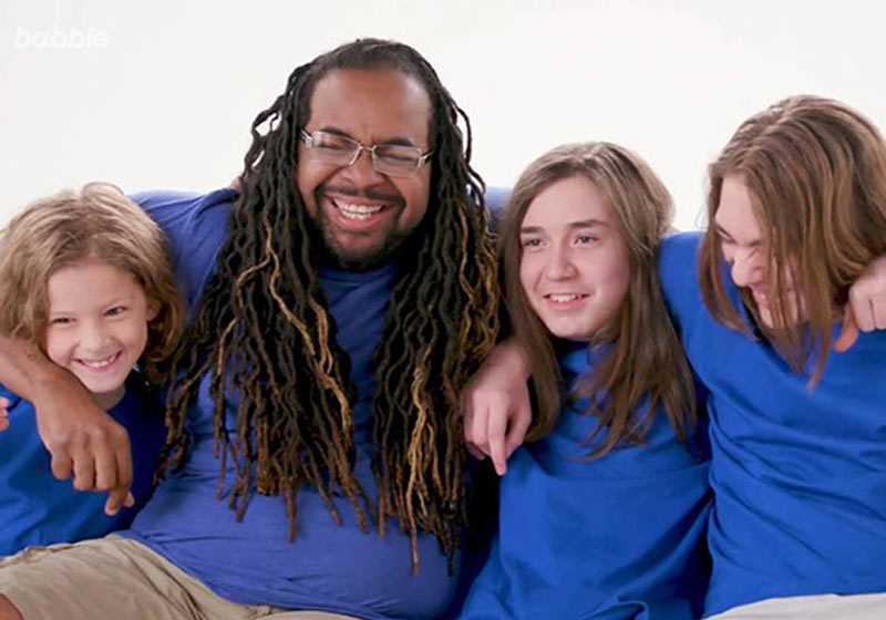 Barry e os filhos - Foto: arquivo pessoal / reprodução / Facebook|