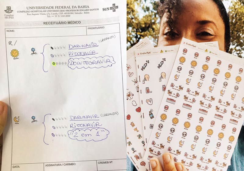 Adesivos para receita médica - Fotos: divulgação|
