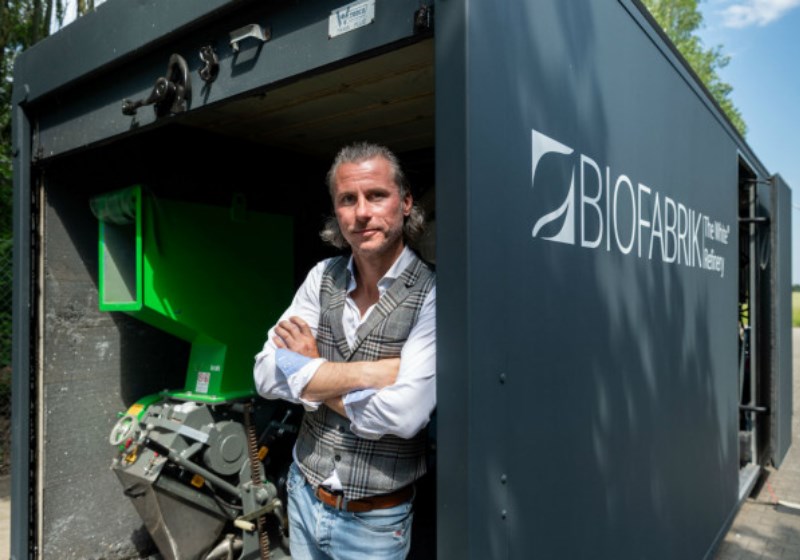 O fundador da Biofabrik White Refinery