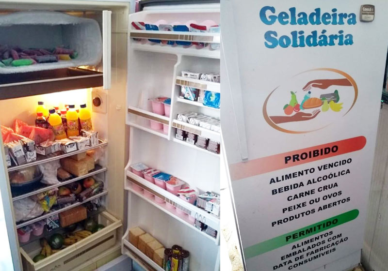 Geladeira Solidária de Varadouro - Fotos: divulgação|
