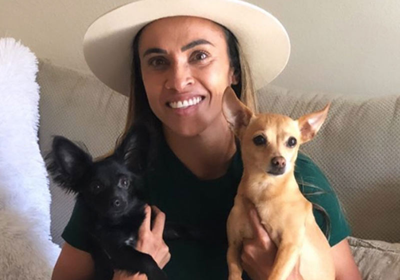 Marta e seu pet - Foto: reprodução / Instagram