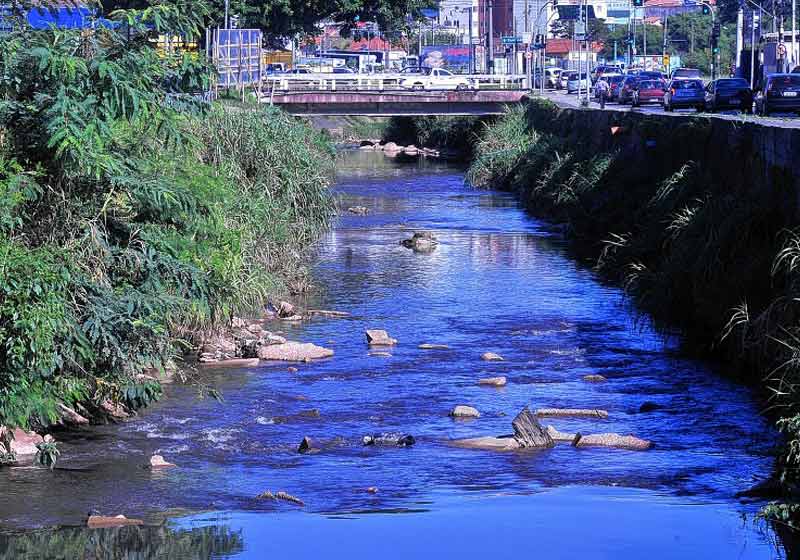 Rio Jundiaí - Foto: reprodução / Jornal de Jundiaí|