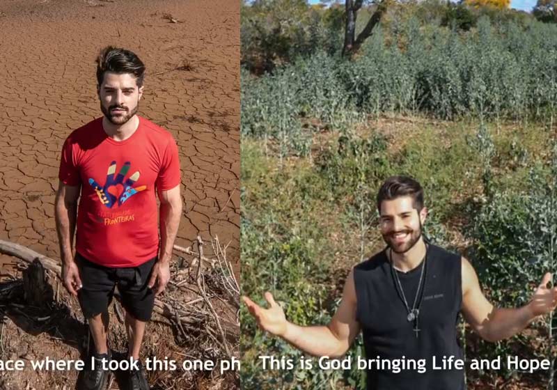 Antes e depois do projeto - Fotos: reprodução / Instagram @alok|Antes e depois - Fotos: reprodução / Instagram @alok