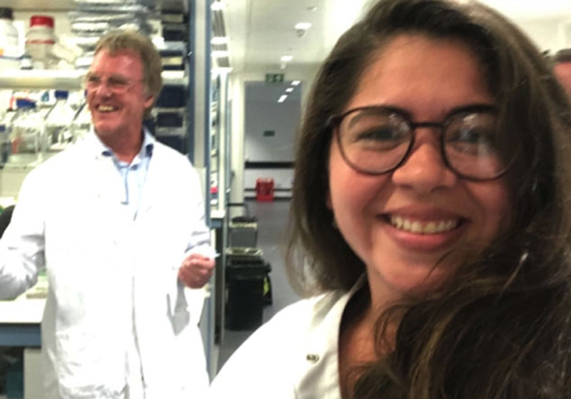 Joanna Darck com Peter Ratcliffe - Foto: arquivo pessoal