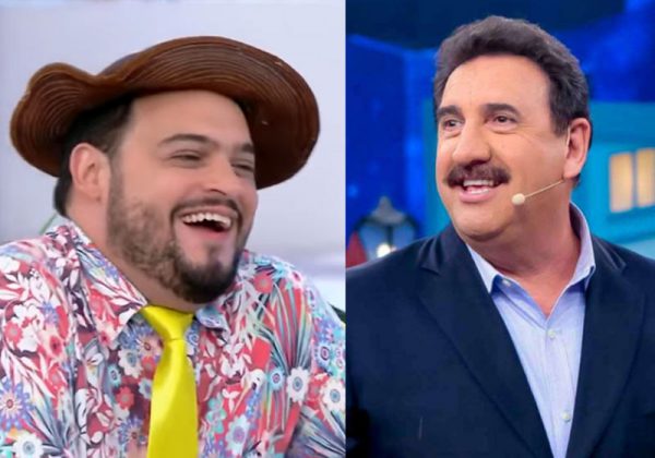 Matheus Ceará e Ratinho - Fotos: reprodução / SBT|Matheus Ceará na Praça é Nossa - Foto: reprodução / SBT|||||