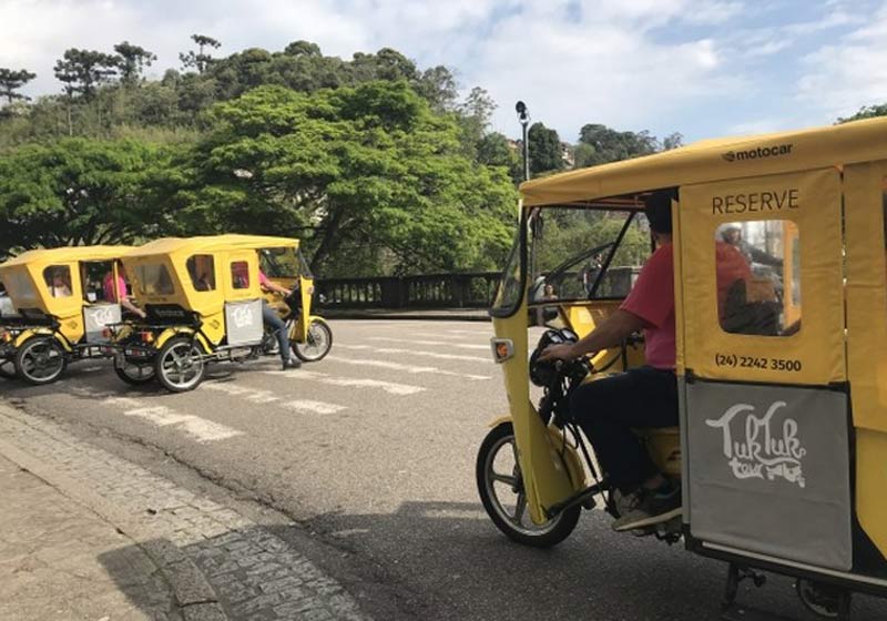 Tuk-Tuk em teste - Foto: Divulgação/Prefeitura de Petrópolis