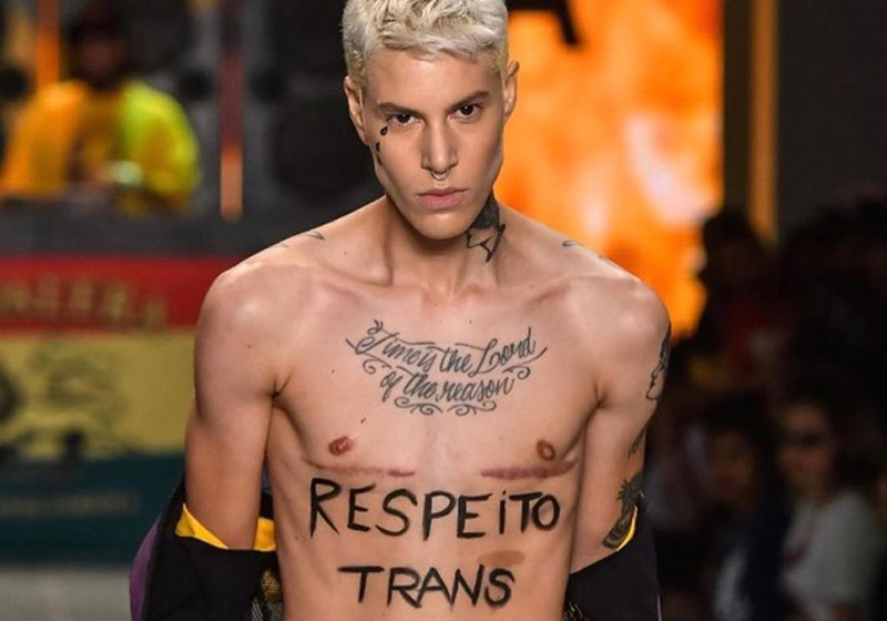 Sam Porto na SPFW - Foto: arquivo pessoal|||