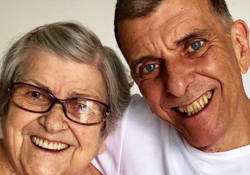 Dona Hilda e Jorge Fernando - Foto: reprodução / Instagram
