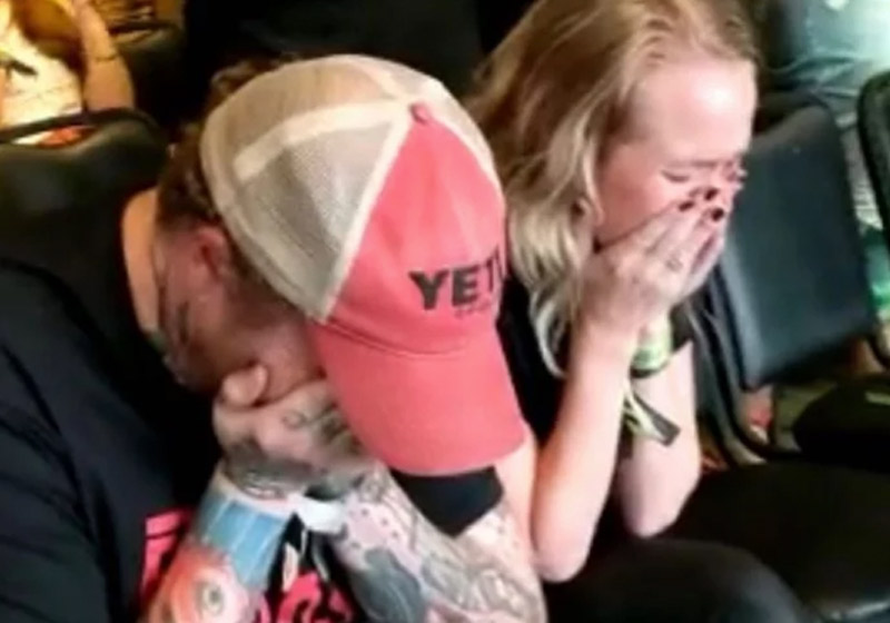 Nic e Rachel Billman emocionados com valor arrecadado - Foto: reprodução / Instagram