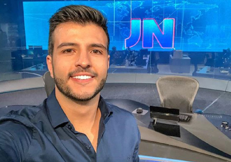 Matheus Ribeiro no JN - Foto: arquivo pessoal