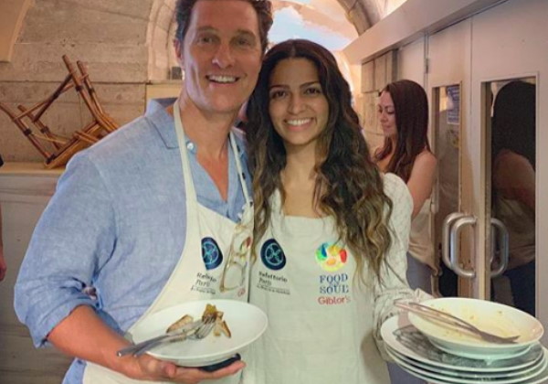 Matthew McConaughey e Camila Alves na França Foto: instagram
