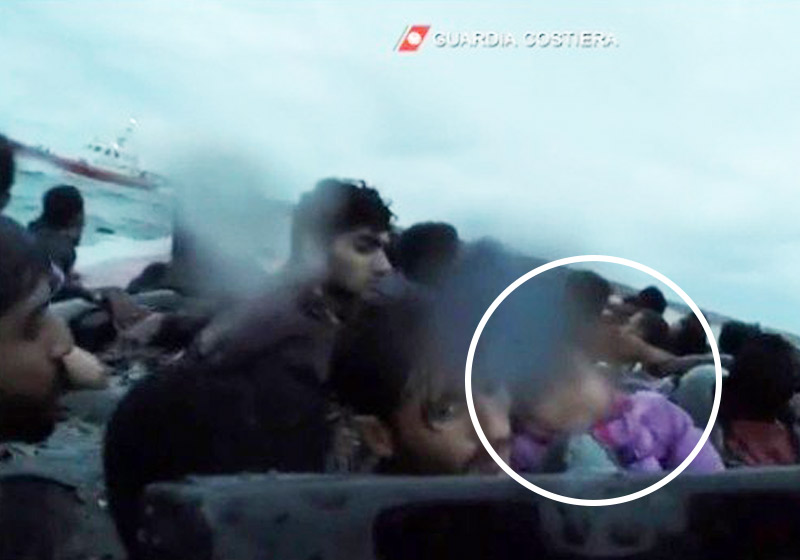 Foto: reprodução / Twitter / Guarda Costeira italiana|Foto: reprodução / Twitter / Guarda Costeira italiana