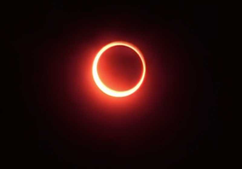 Eclipse com anel de fogo - Foto: reprodução / AFP 2012