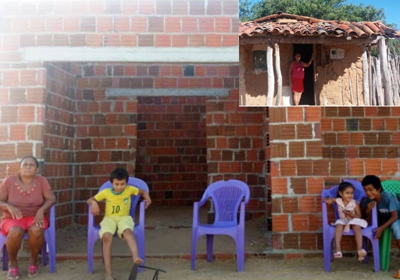 As casas de dona Fátima- Fotos: arquivo pessoal e Gustavo Araújo Mota||||