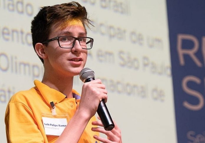 nasa_estudante Luiz Felipe foi um dos selecionados pela NASA Foto: Divulgação