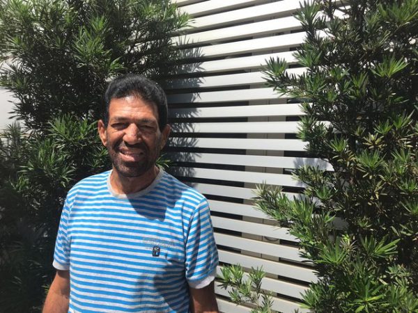 Seu Luiz, o 1º paciente - Foto: arquivo pessoal