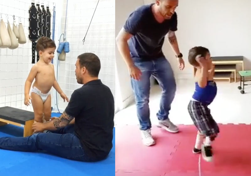 Miguel e Hugo em 2016 e 2019 - Fotos: Thais Araújo||