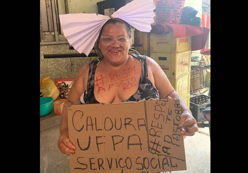 Dona Nehru passou na UFPA - Foto: arquivo pessoal / Francielle