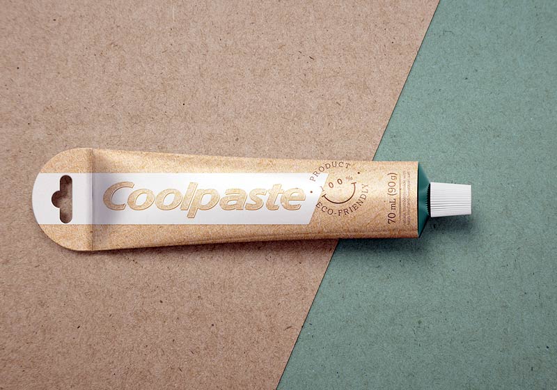 Tubo para pasta biodegradável - Foto: reprodução / Allan Gomes||