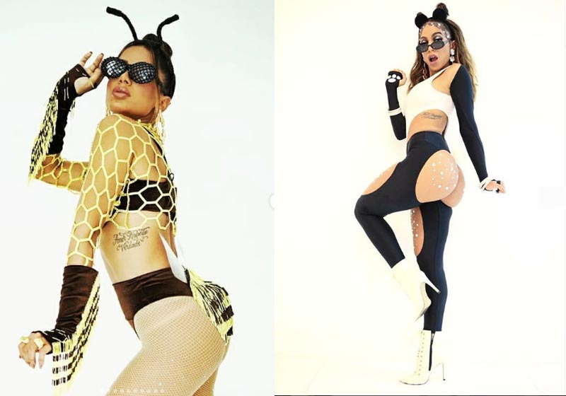 Anitta defende animais em extinção no Carnaval - Fotos: reprodução Instagram