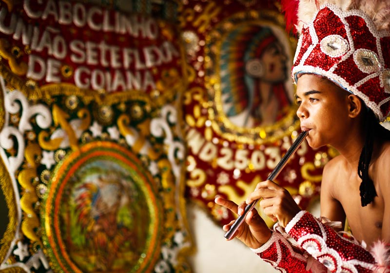 Bloco Caboclinho União Sete Fechas - Foto: Hesíodo Gomes/FCA|||||