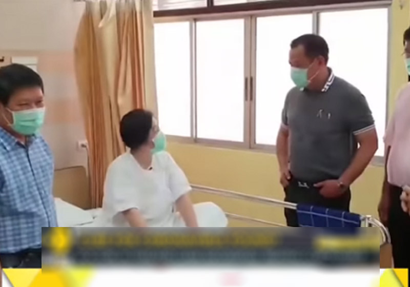 Mulher curada do Coronavírus na Tailândia - Foto: reprodução / WIONews