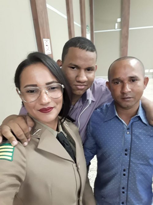 Andreia e a família agora - Foto: arquivo pessoal
