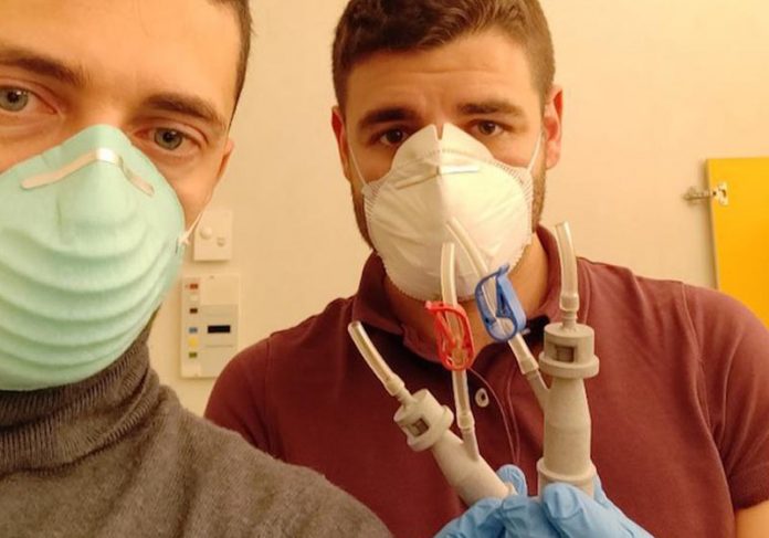 7-noticias-boas-corona-mundo-close|100-mil-recuperados Ventilador de Christian Fracassi de Isinnova e Alessandro Romaioli - Foto: Isinnova|