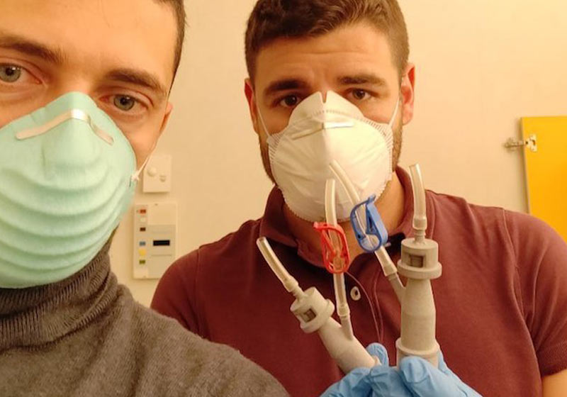 Ventilador de Christian Fracassi de Isinnova e Alessandro Romaioli - Foto: Isinnova|