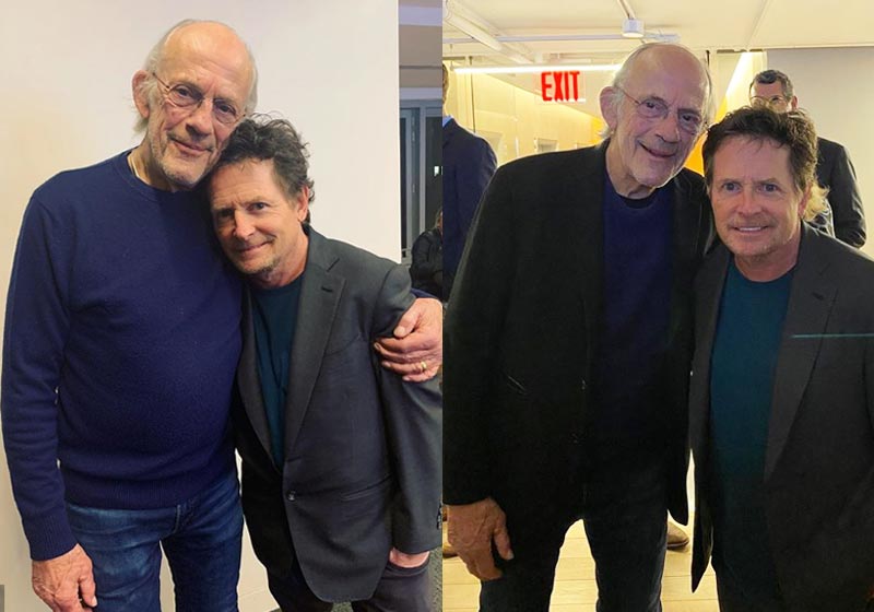 Michael J. Fox e Christopher Lloyd - Fotos: reprodução / Instagram|