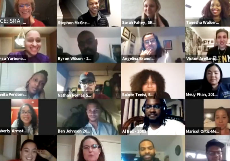 Souberam da doação pelo Zoom - Foto: reprodução / CBS