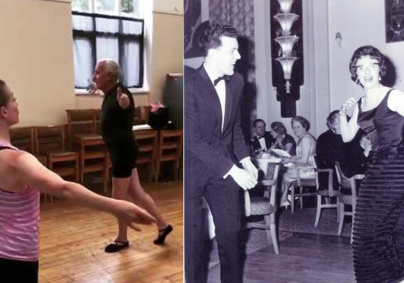 Billy nas aulas e com a esposa