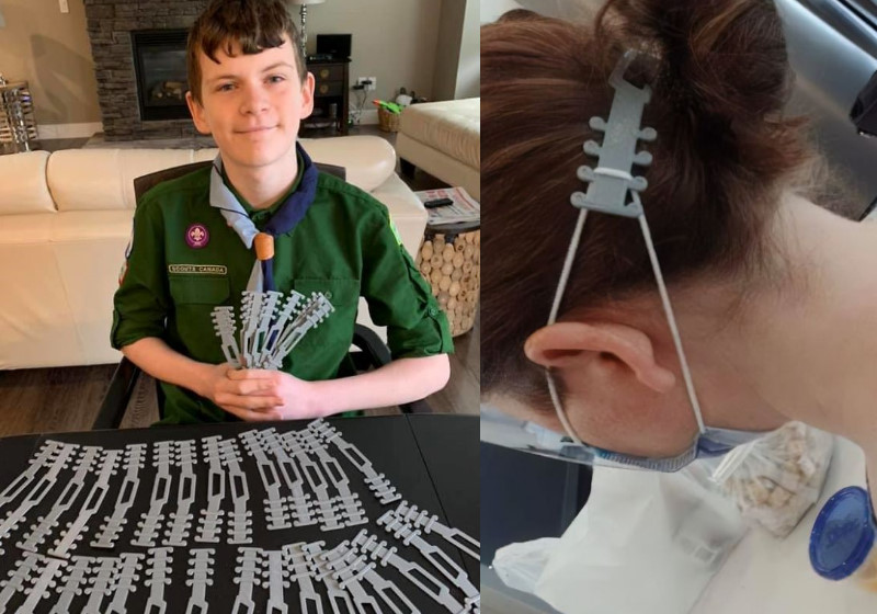 Foto: reprodução Facebook|Quinn Callander trabalha em casa Foto: arquivo pessoal