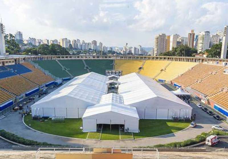 Hospital de Campanha do Pacaembu - Foto: Anderson Lira / Estadão