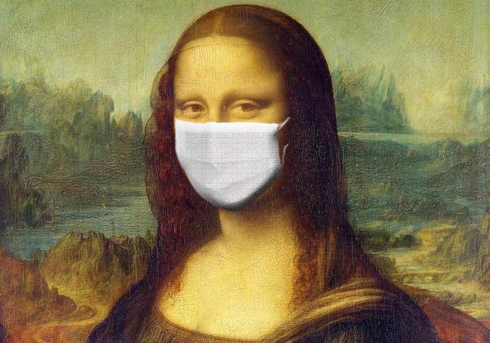 monalisa-italia-corona-close|face-mask-4986596_640 Monalisa de máscara - Arte: Sumanley xulx /Pixabay|