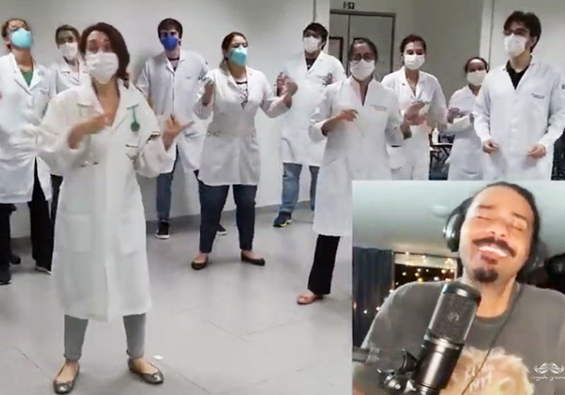 Vídeo Novo Tempo - Foto: reprodução Instagram/ Bigode Groove