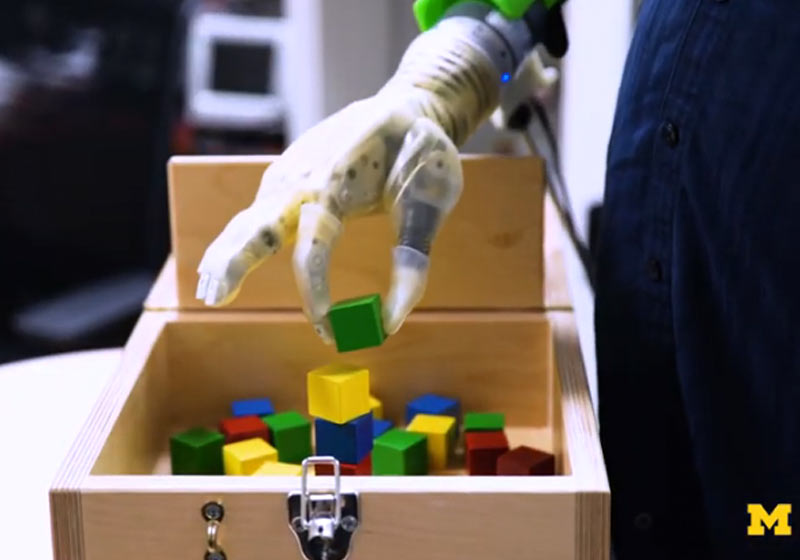 Prótese ultraprecisa para amputados - Foto: reprodução / Universidade de Michigan