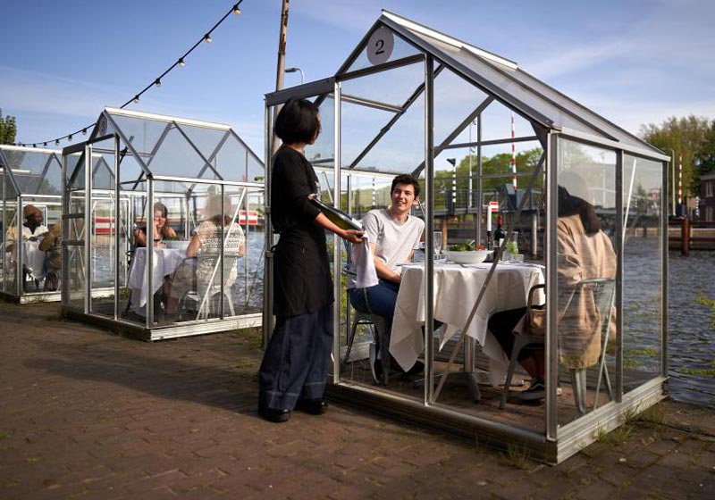 Cabines do restaurante - Fotos: Anne Lakeman e Willem Velthoven/Divulgação